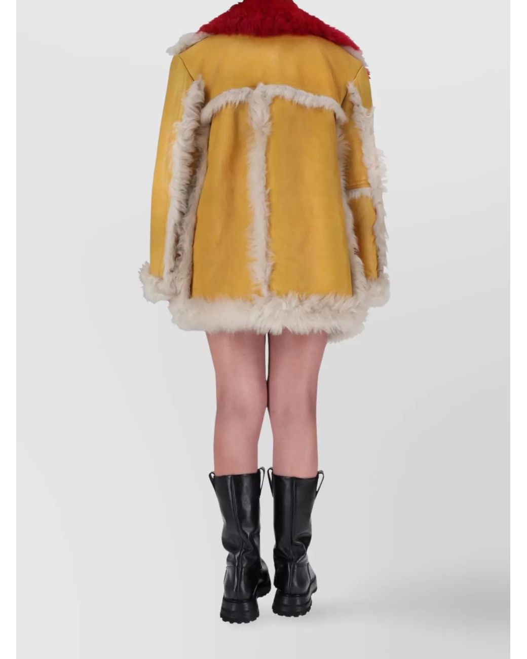Prada Pink Faux Fur Coat