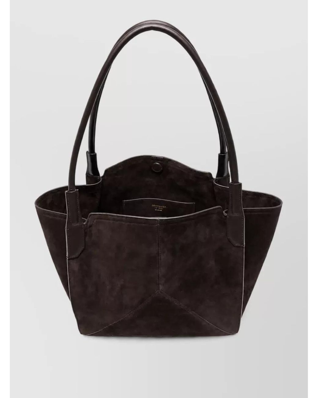 Victoria Beckham Black Victoria Suede Panelled Tote Bag