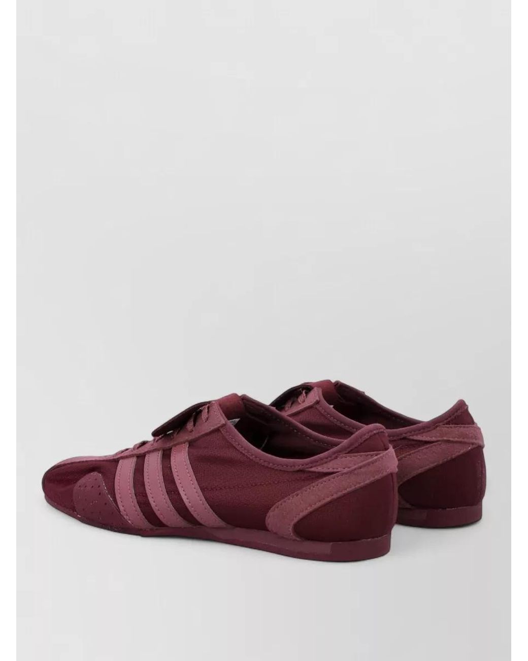 Adidas By Stella McCartney Brown Leather Lace-Up Sneakers