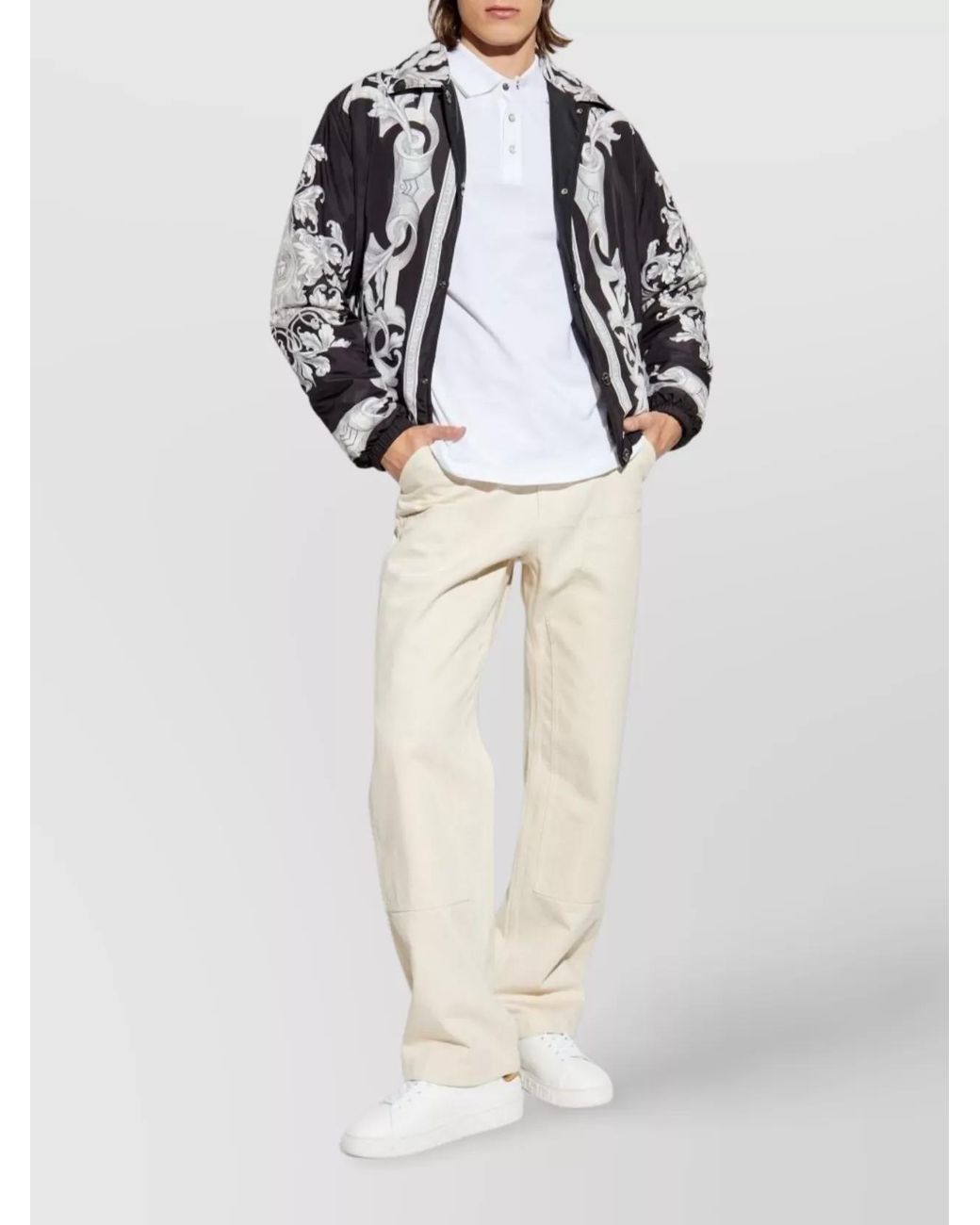 Versace Black Reversible Jacket for men