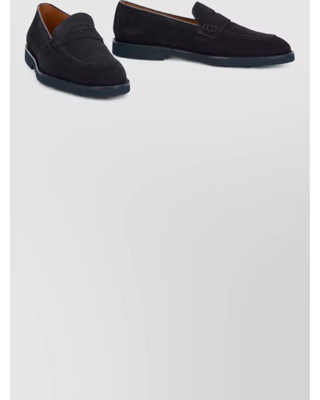 Doucal's Black Suede Monk Shoes for men