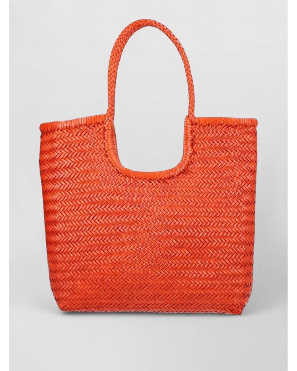 Dragon Diffusion Rectangular Woven Tote Bag Dual Handles in Red | Lyst UK