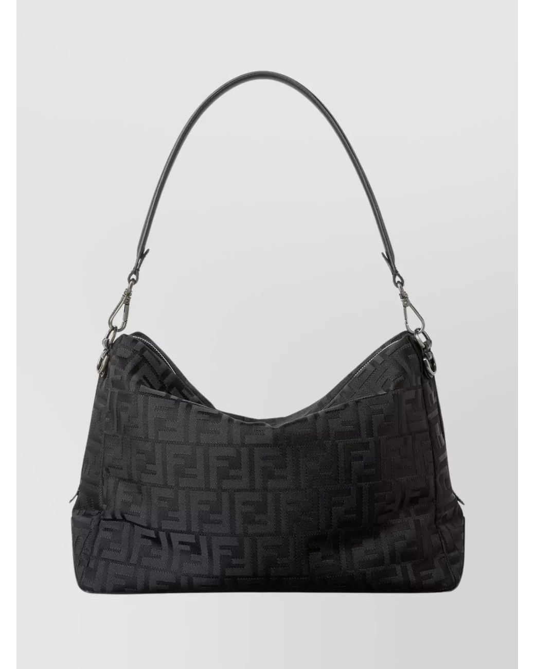 Fendi Black Lui Large Nylon Shoulder Bag