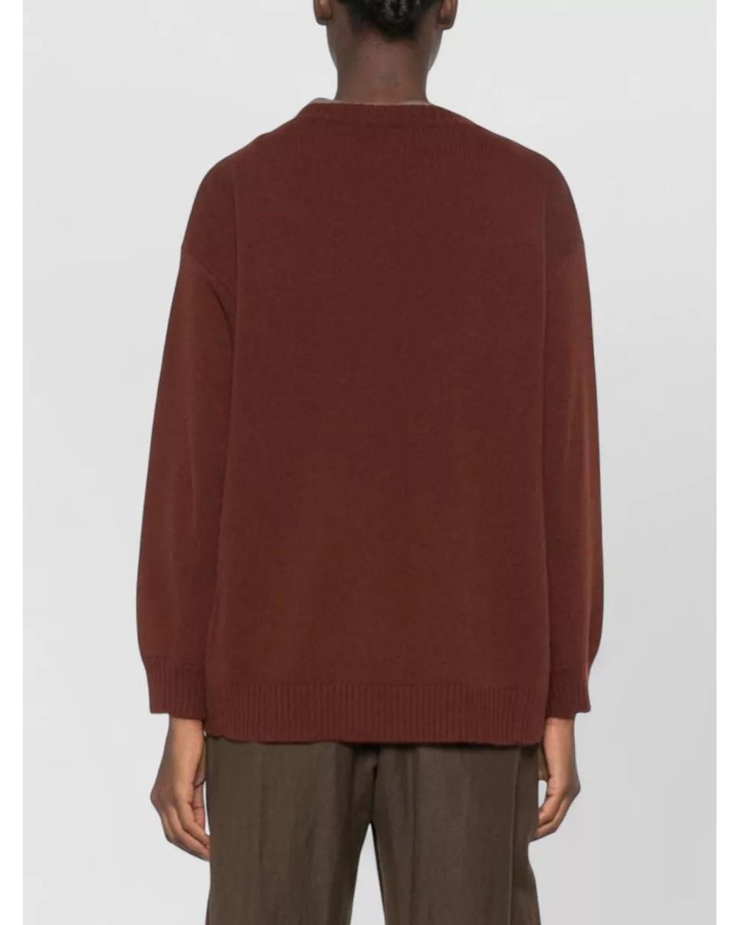 Max Mara Red Cashmere Sleeveless Jumper