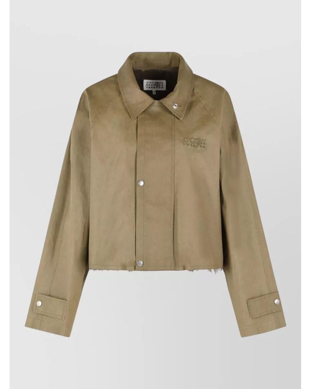 MM6 by Maison Margiela Natural Single Breasted Coat