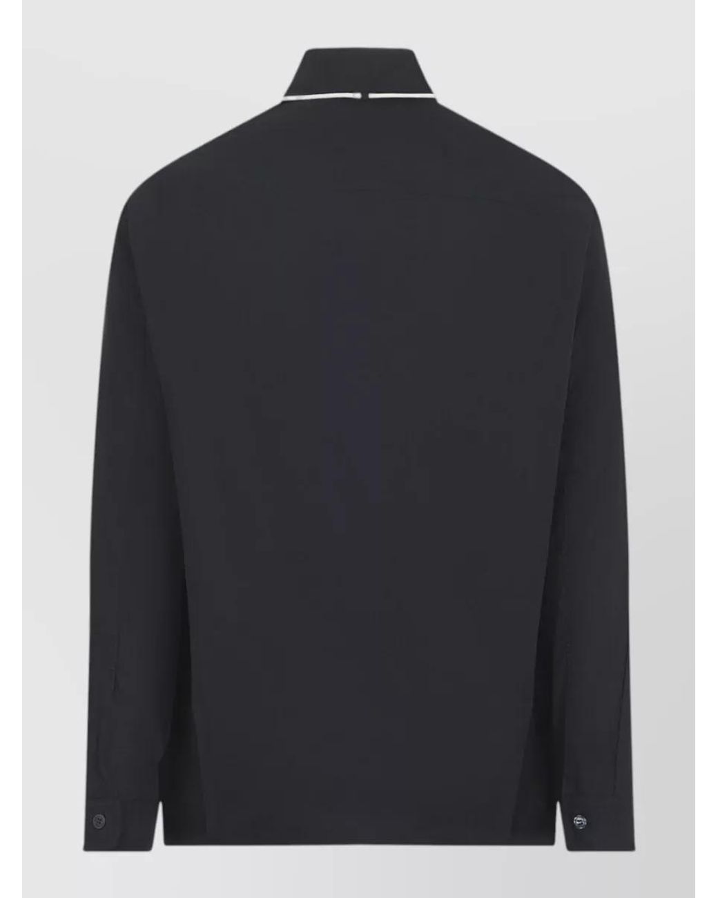 Mordecai Blue Cotton Cord Classic Shirt for men