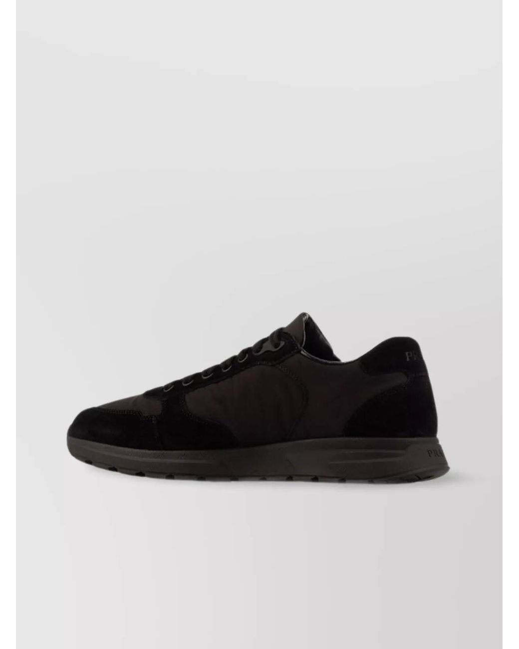 Prada Black 'Prax 2.0' Sneakers for men
