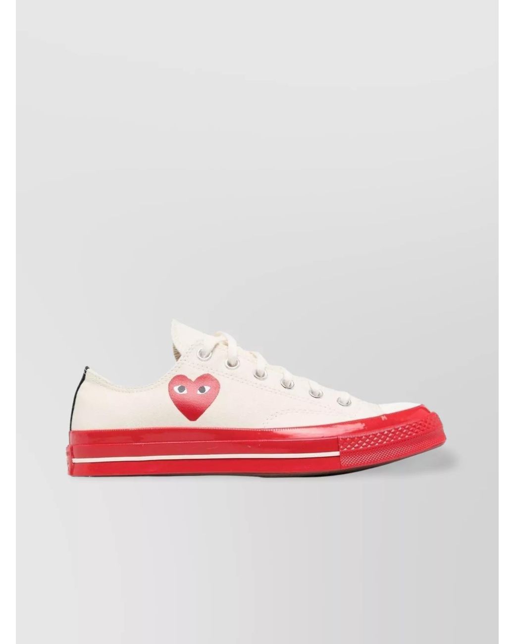 COMME DES GARÇONS PLAY Pink Logo-Print Low-Top Sneakers for men