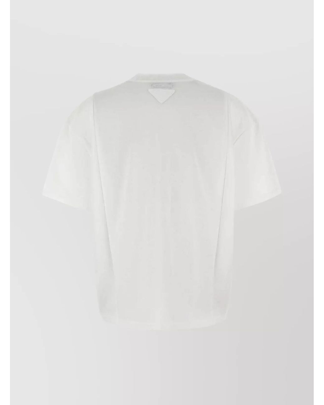 Prada White Cotton T-Shirt