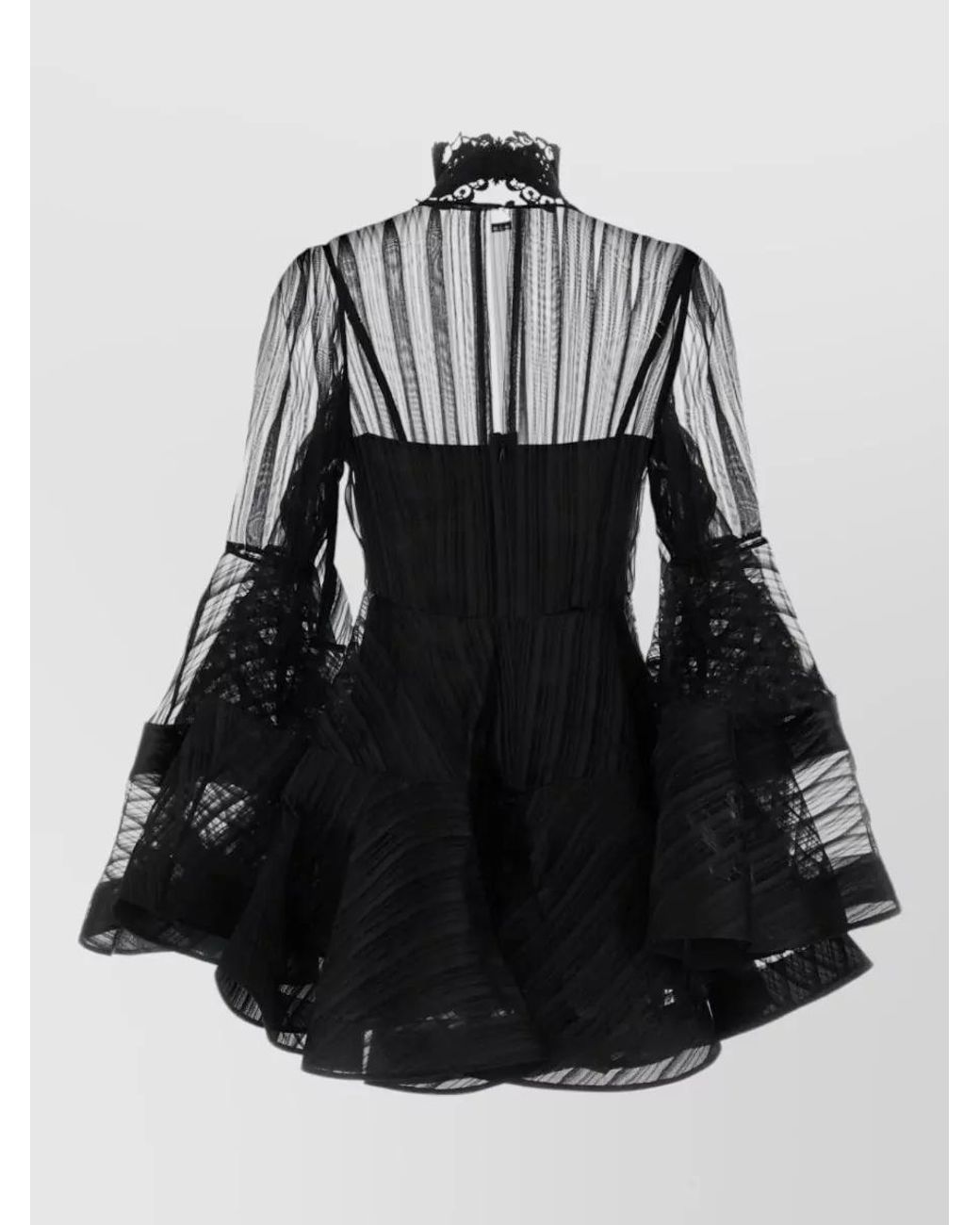 Zimmermann Black Silk Mini Dress