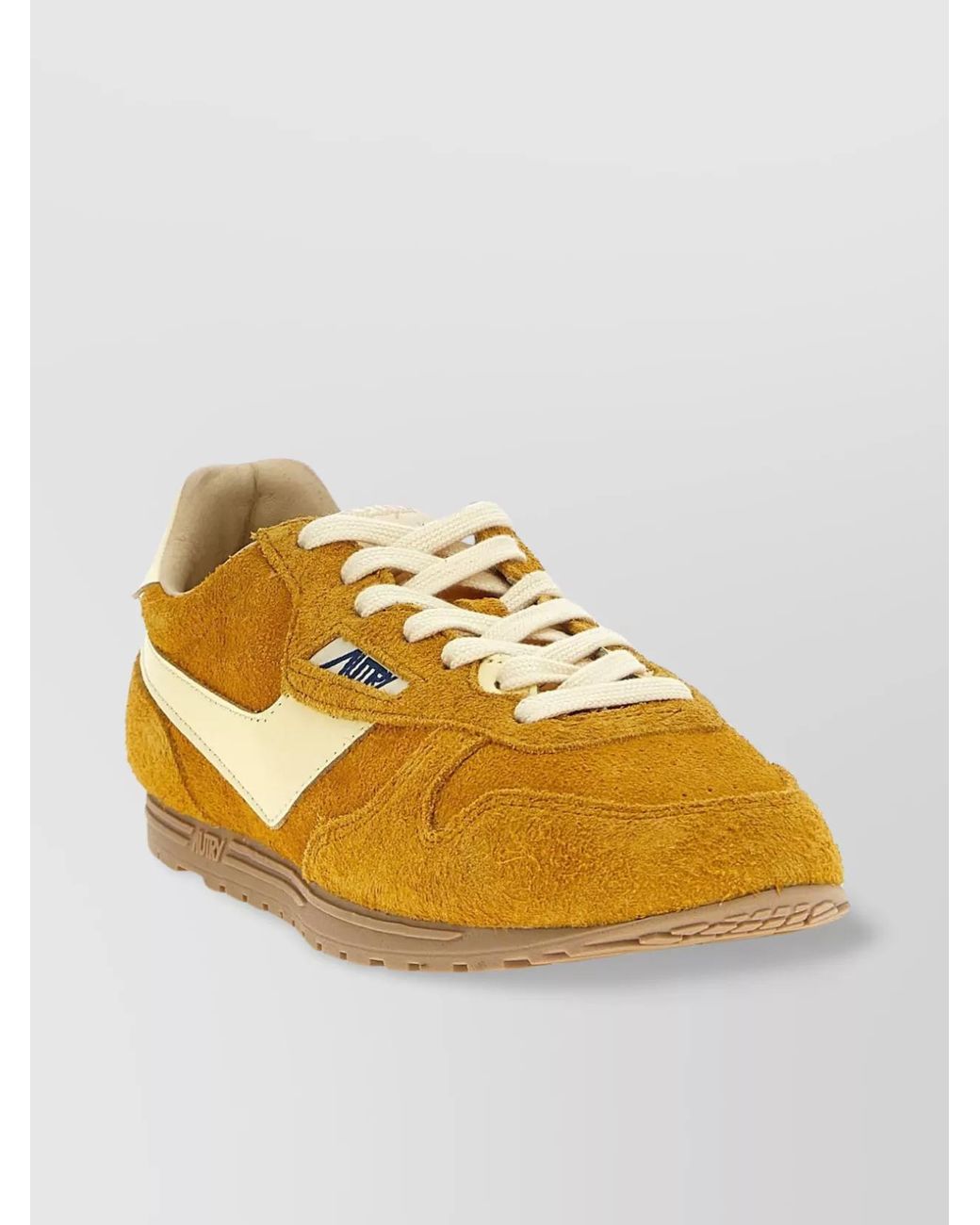Autry Metallic Suede Low-Top Sneakers for men