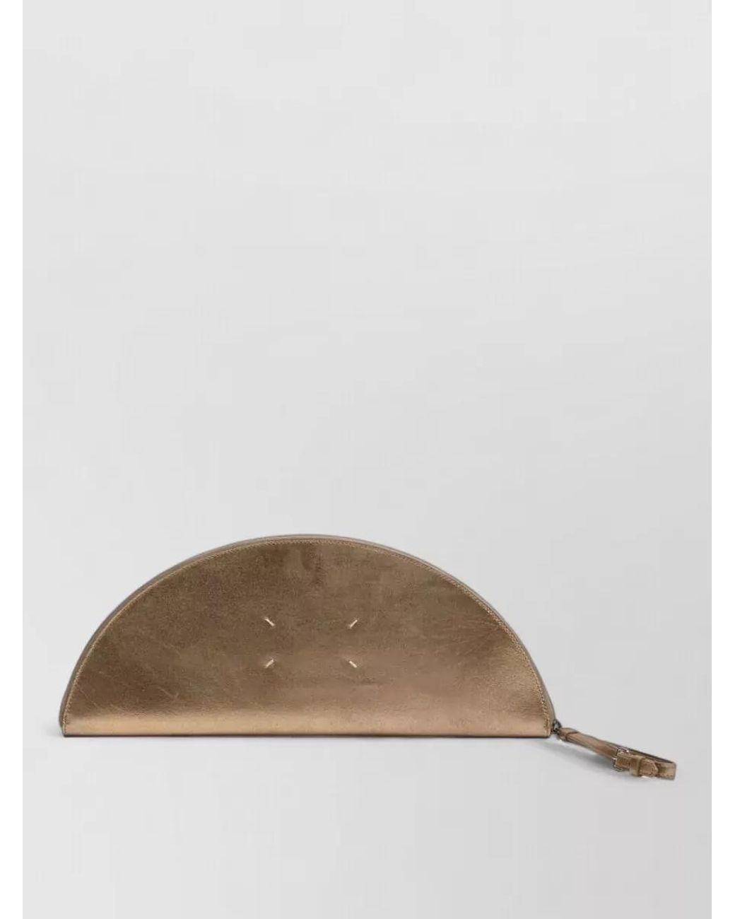 Maison Margiela Brown Mini Leather Clutch Bag