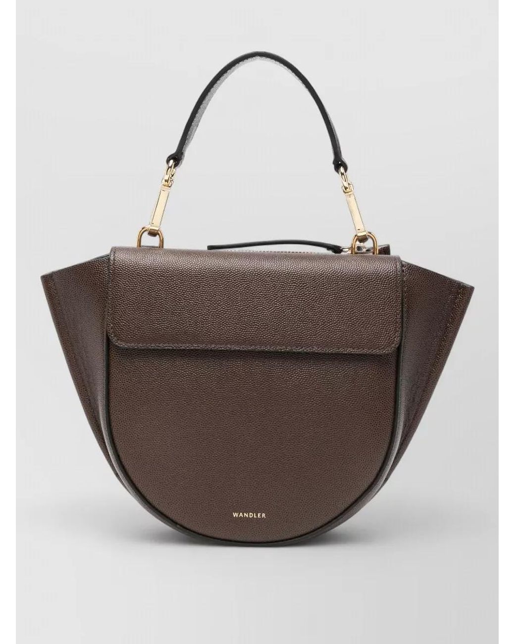 Wandler Brown Hortensia Mini Leather Tote Bag