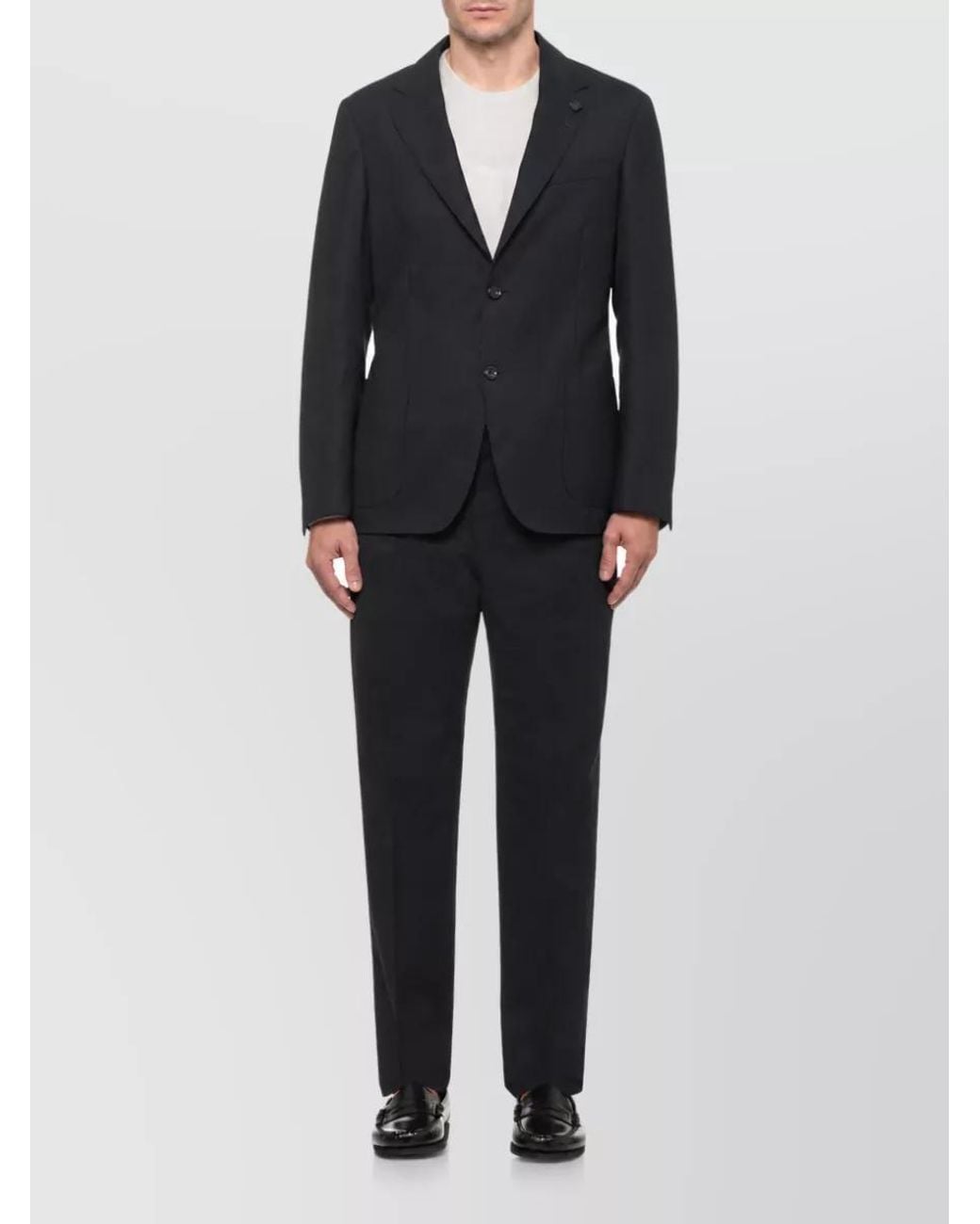 Lardini Blue Single-Breasted Blazer for men