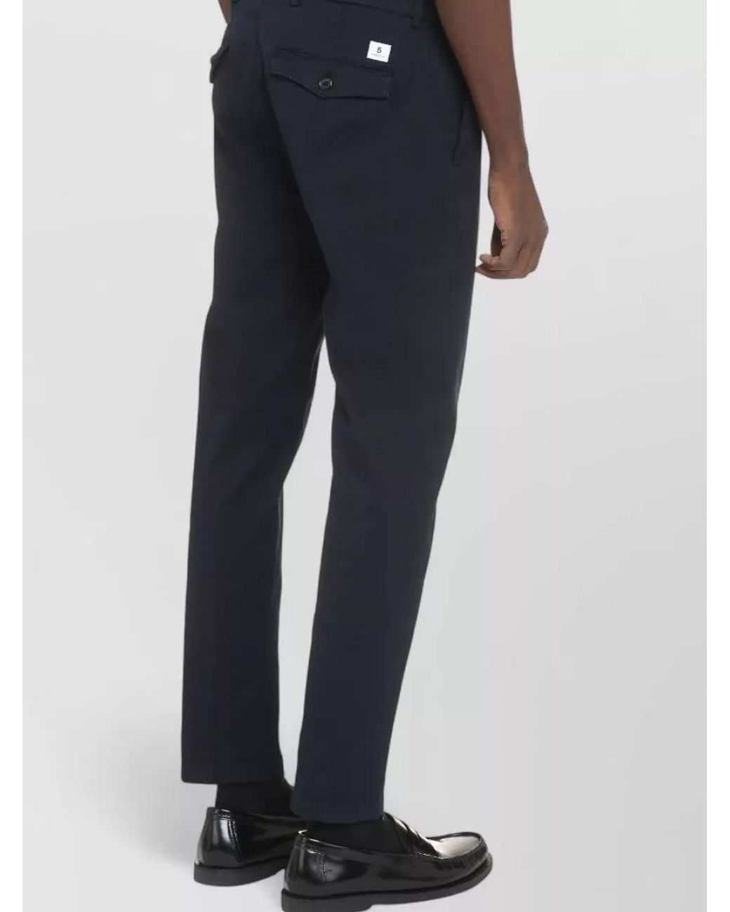 Department 5 Black Prince Straight-Leg Trousers for men