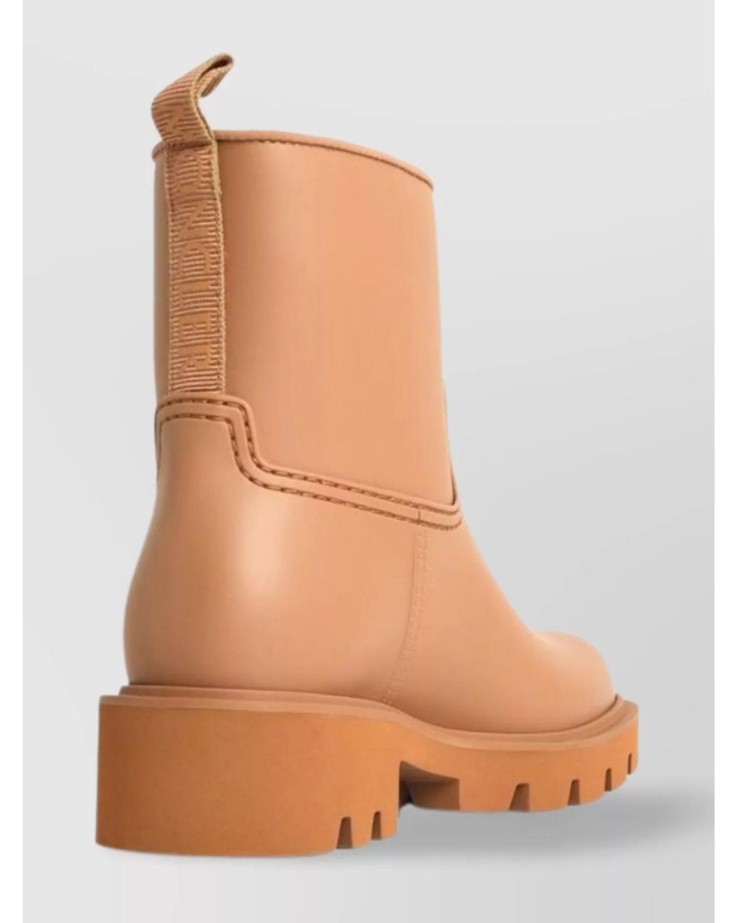 Moncler Brown Rain Boots