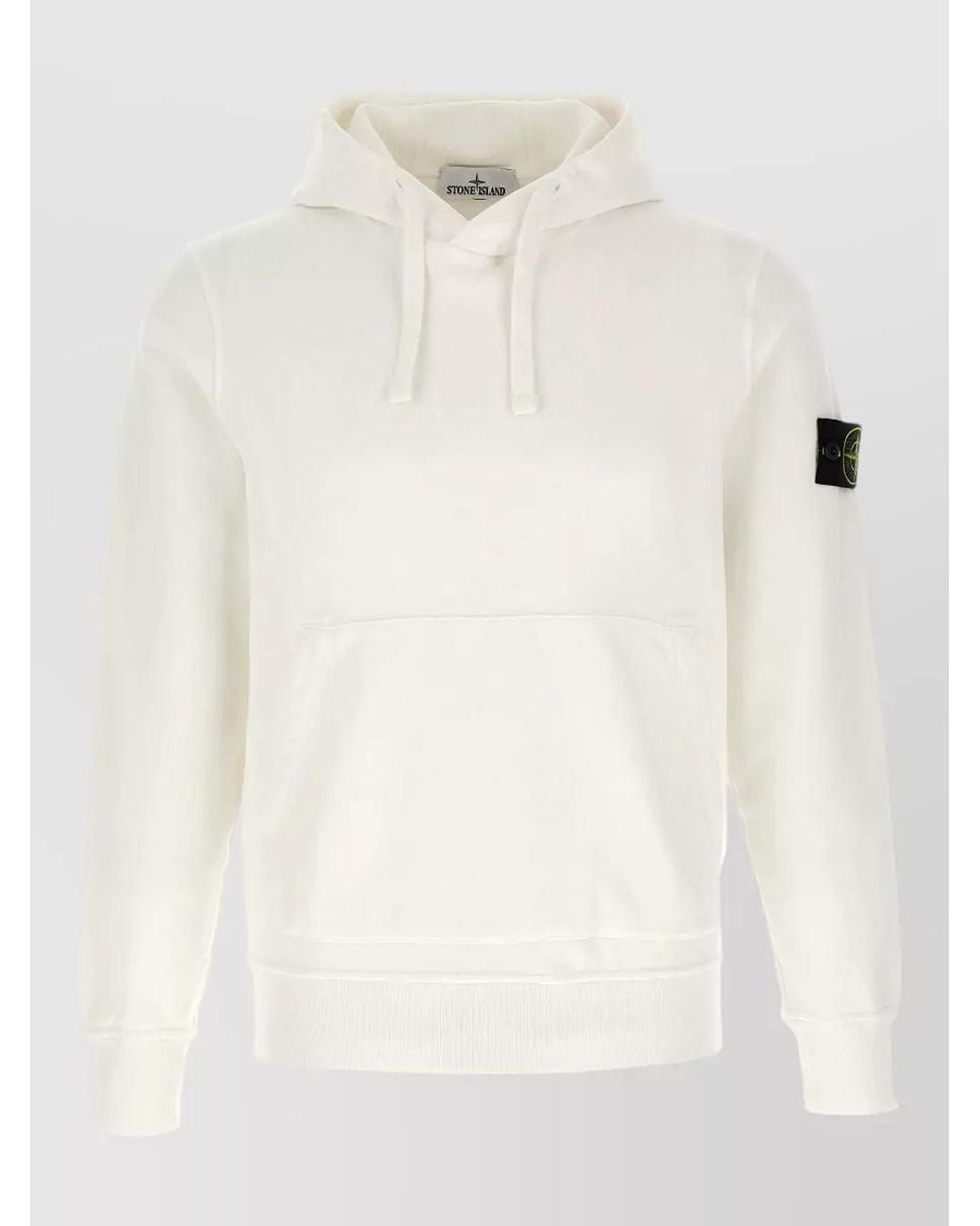 Stone Island Natural Cotton Relaxed-Fit Hoodie for men