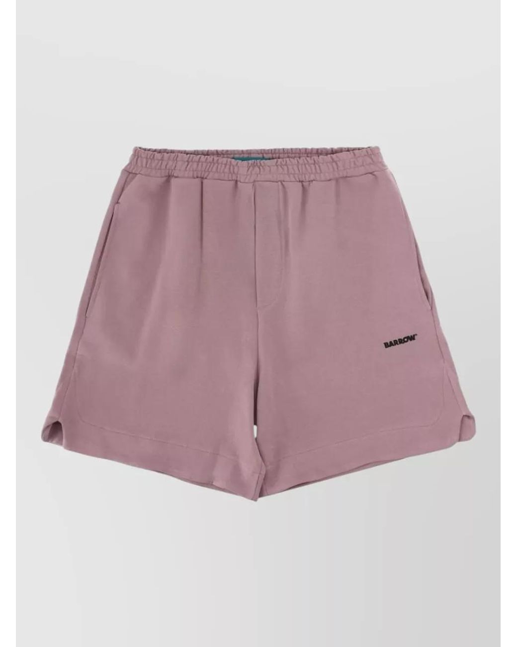Barrow Pink Cotton Bermuda Shorts