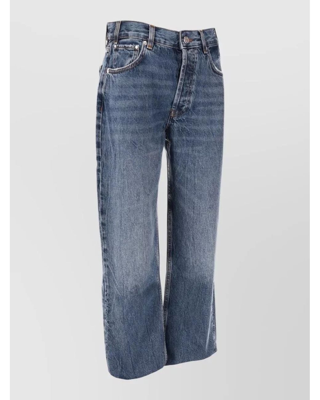 Anine Bing Blue Cropped Jeans