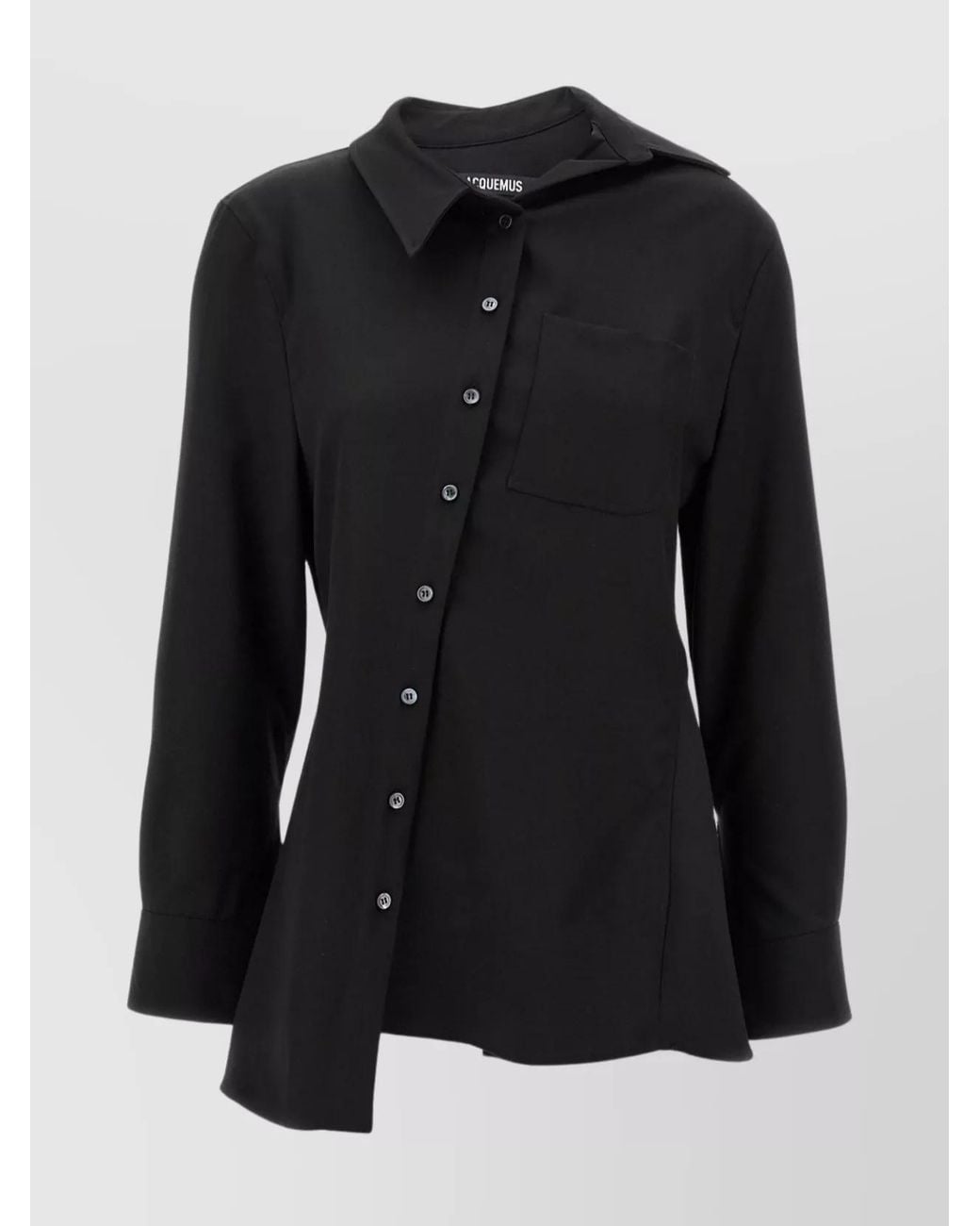 Jacquemus Black Virgin Wool Shirt