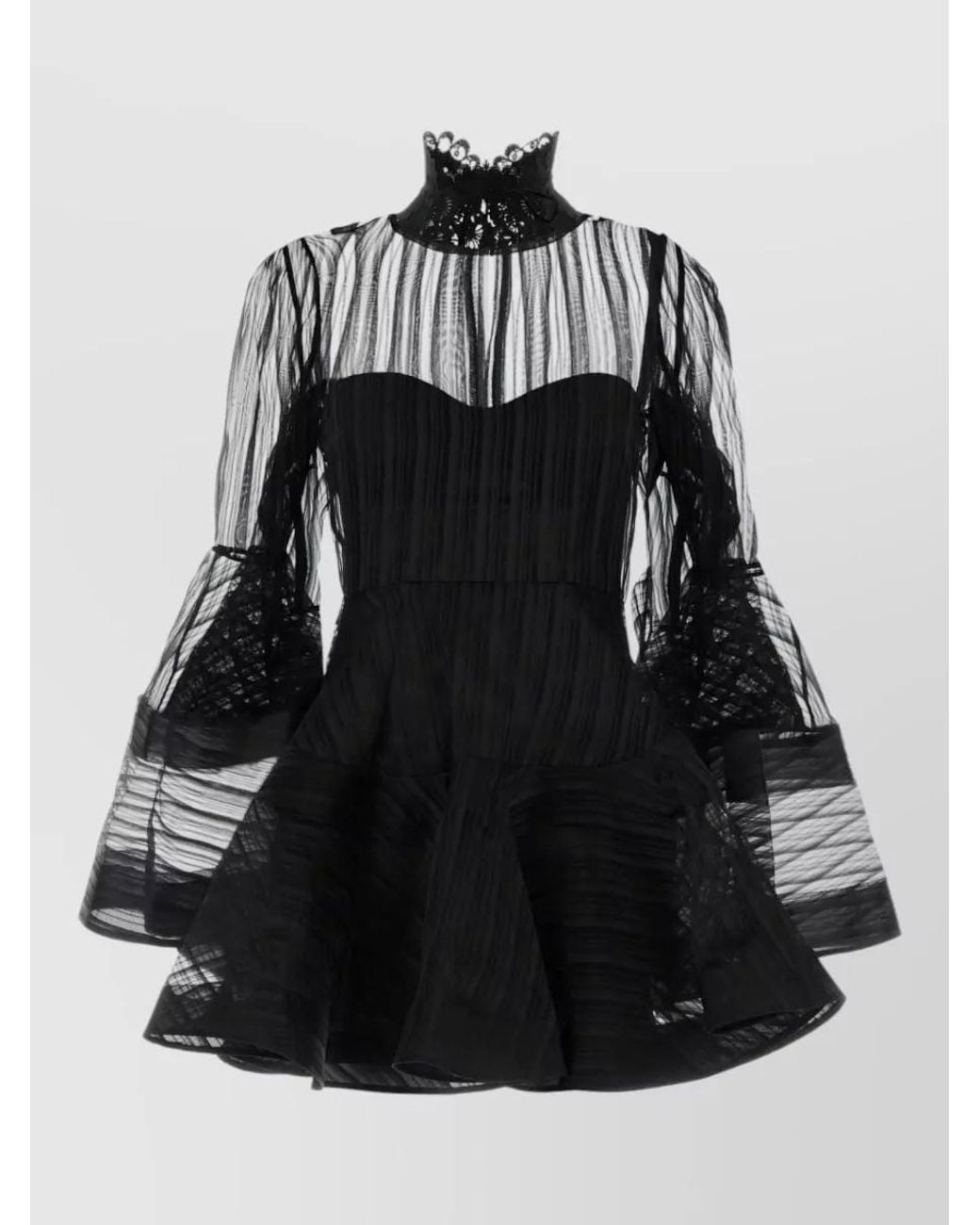 Zimmermann Black Silk Mini Dress