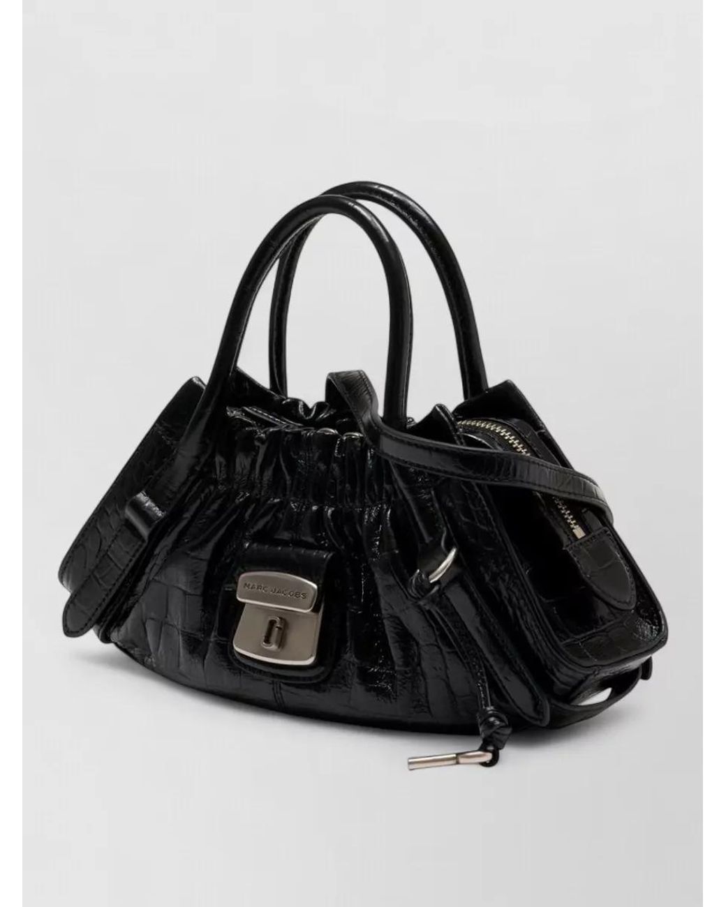 Marc Jacobs Black The Small Satchel Leather Shoulder Bag