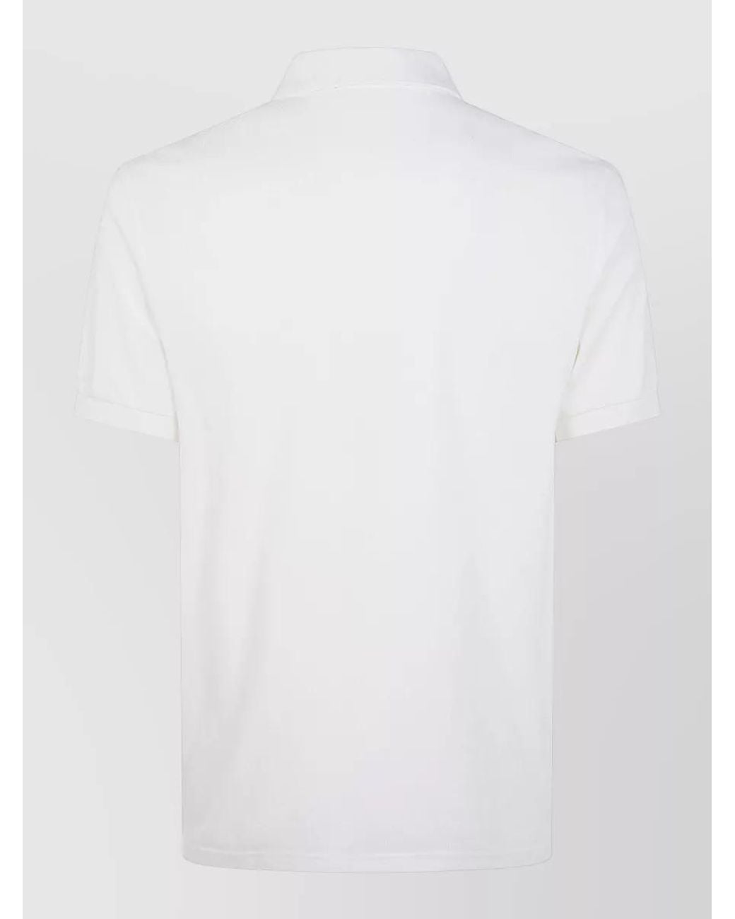 Fred Perry White Cotton Polo Shirt for men