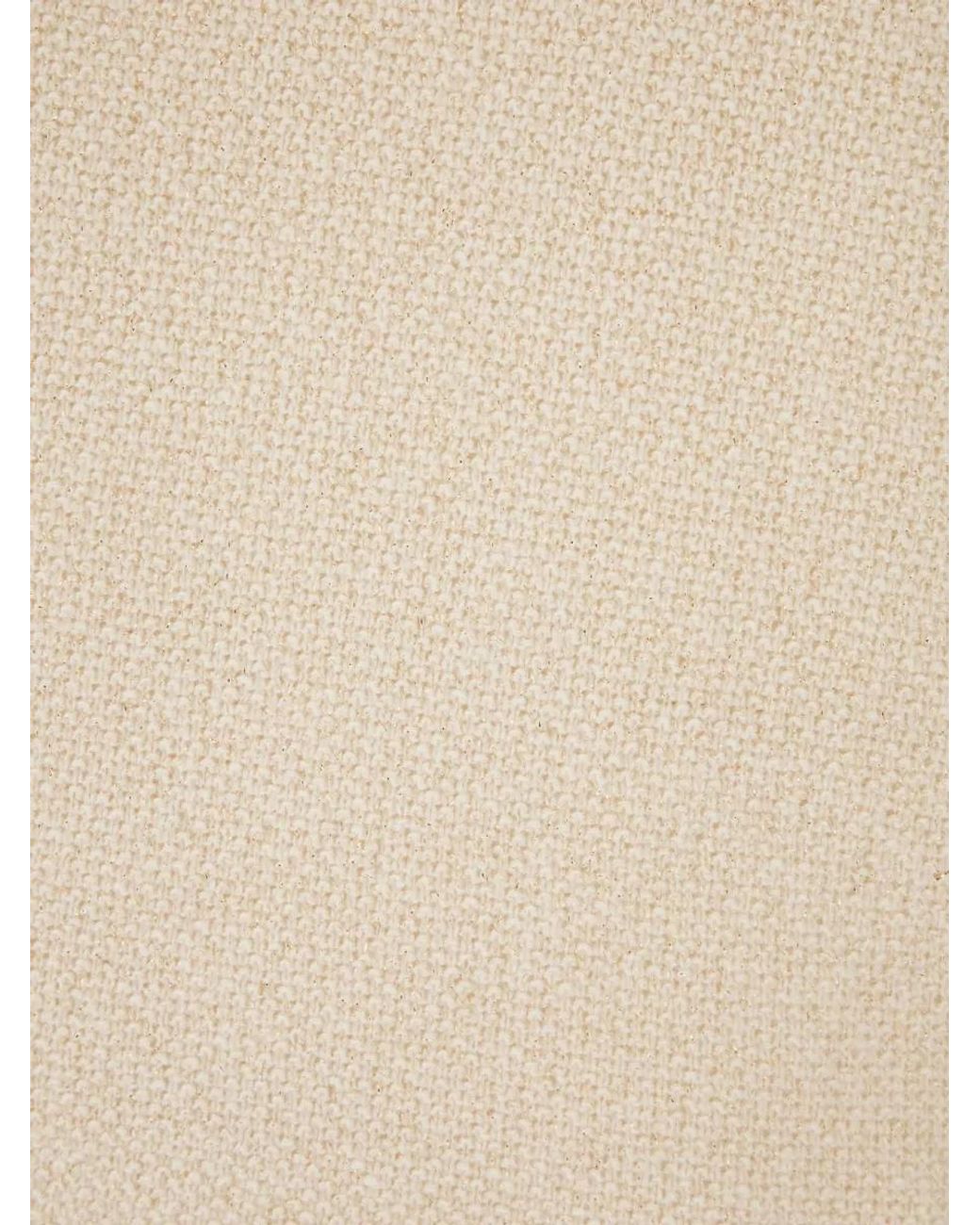 Fabiana Filippi Natural Wool Cashmere Fine-Knit Boat Neck Sweater