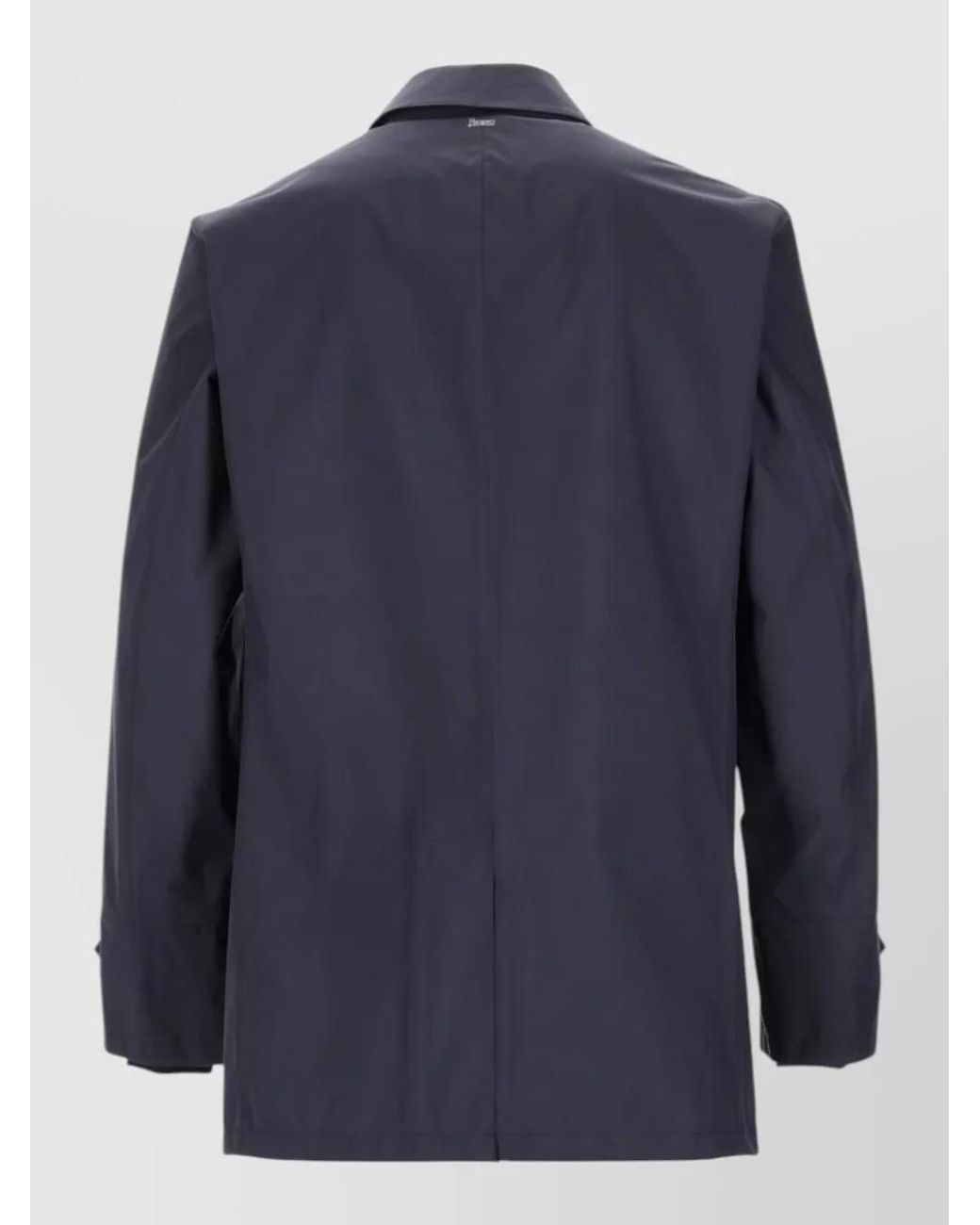Herno Blue Waterproof Regular-Fit Jacket for men