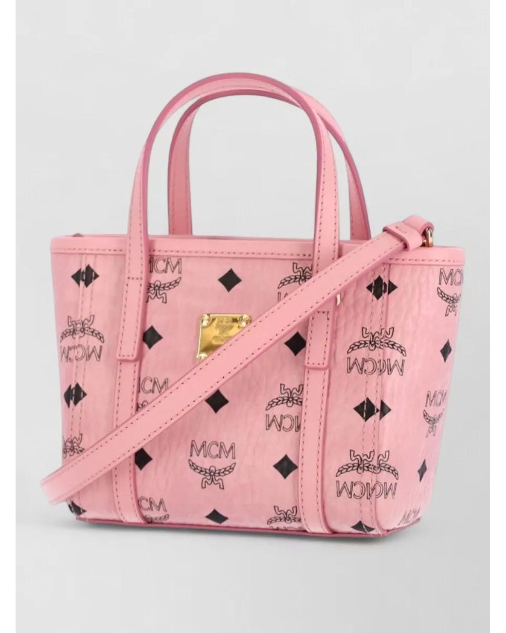 MCM Pink Toni X-Mini Tote Bag