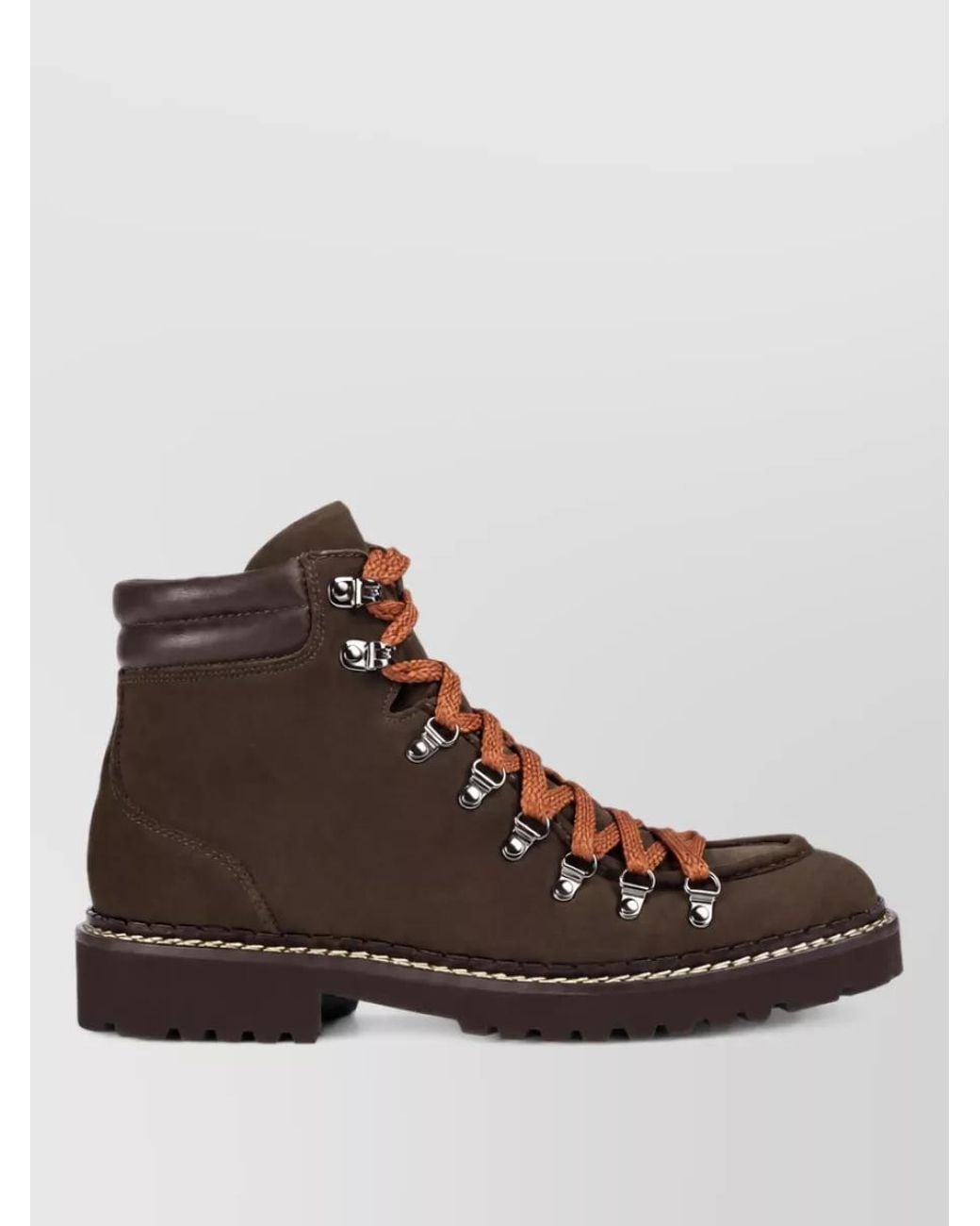 Doucal's Brown Calf Leather Ankle Boots for men