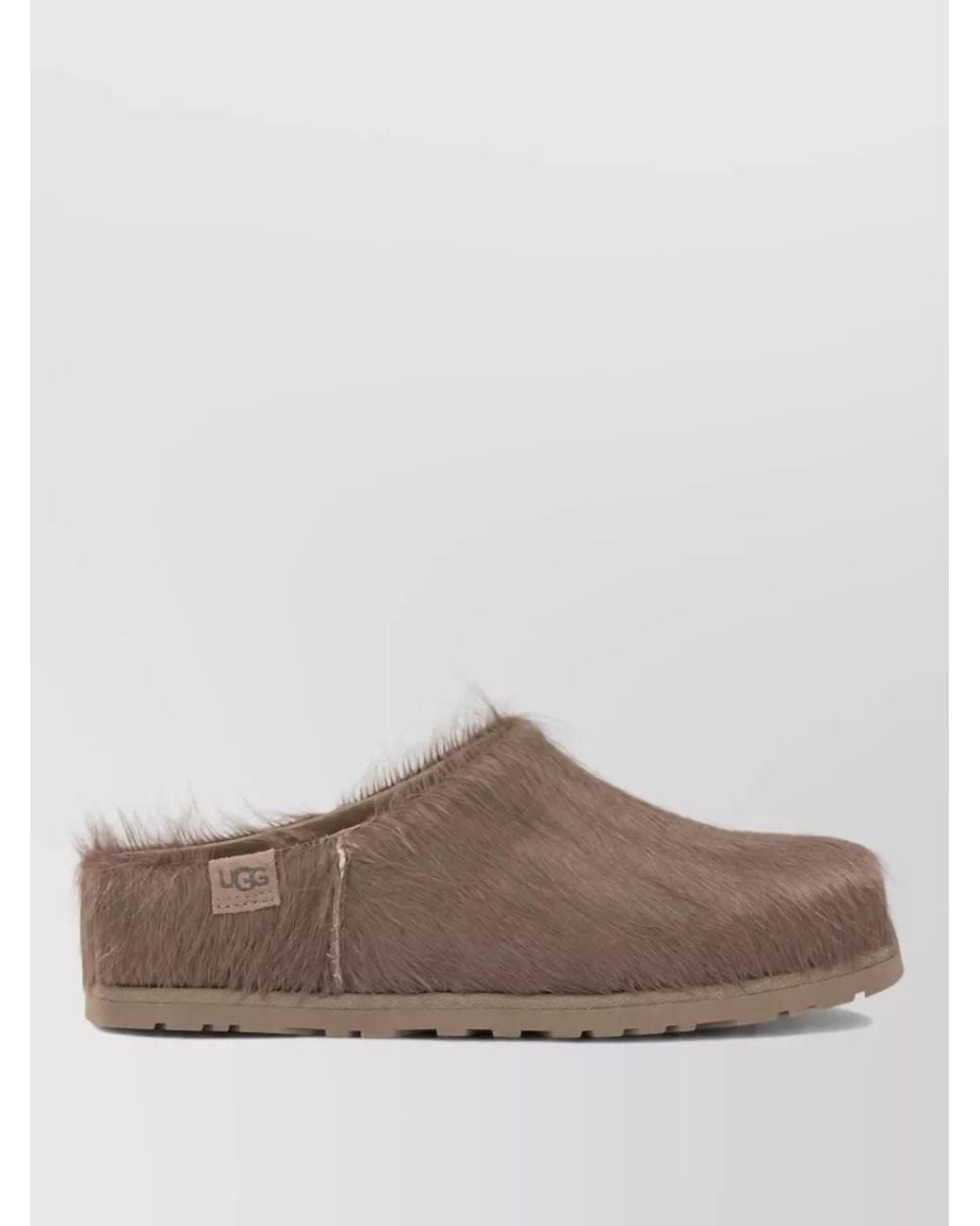 Ugg Brown Calf Hair Clogs