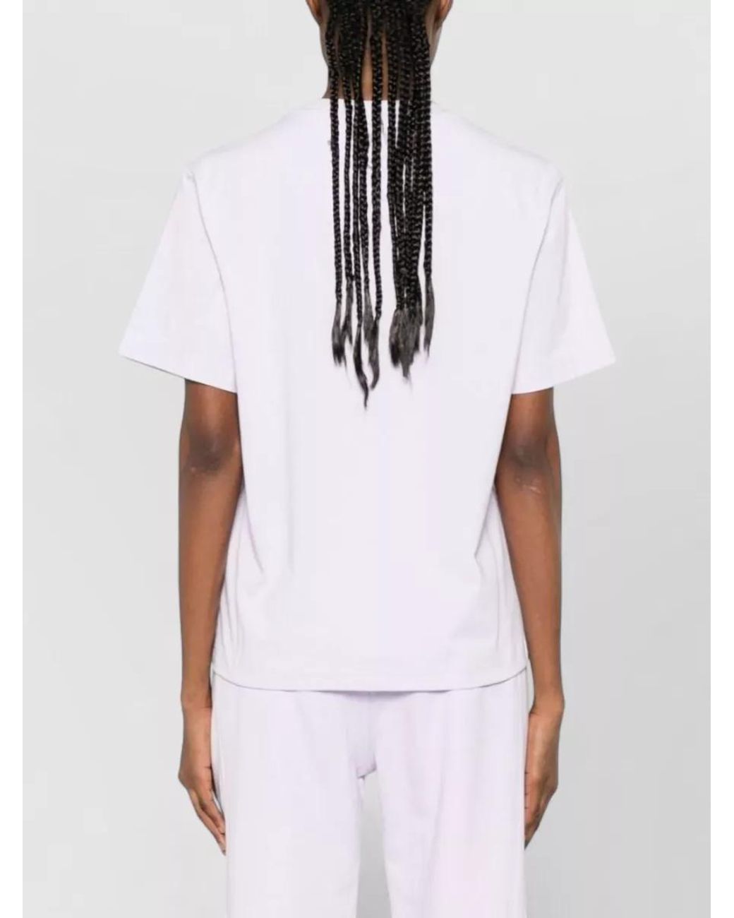 Adidas By Stella McCartney Purple Logo T-Shirt