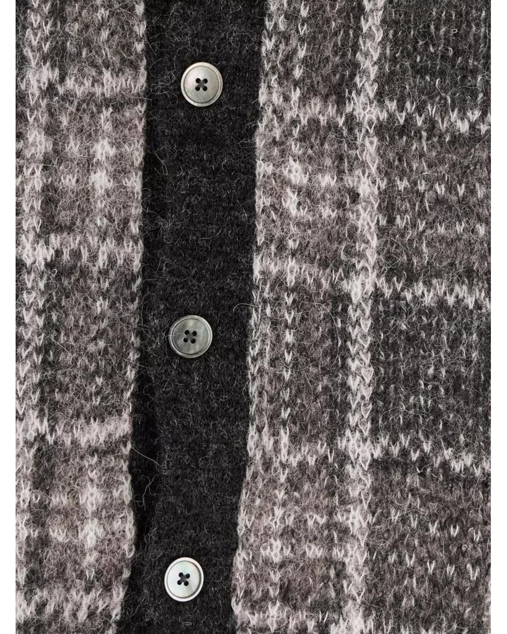 Our Legacy Gray Checked Jacket for men