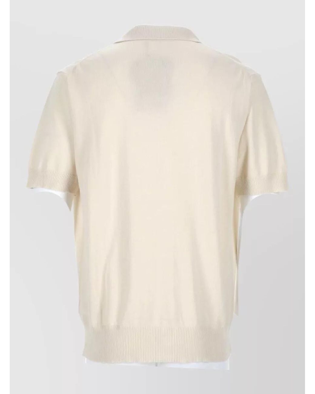 Vivienne Westwood Natural Cotton Polo Cardigan for men