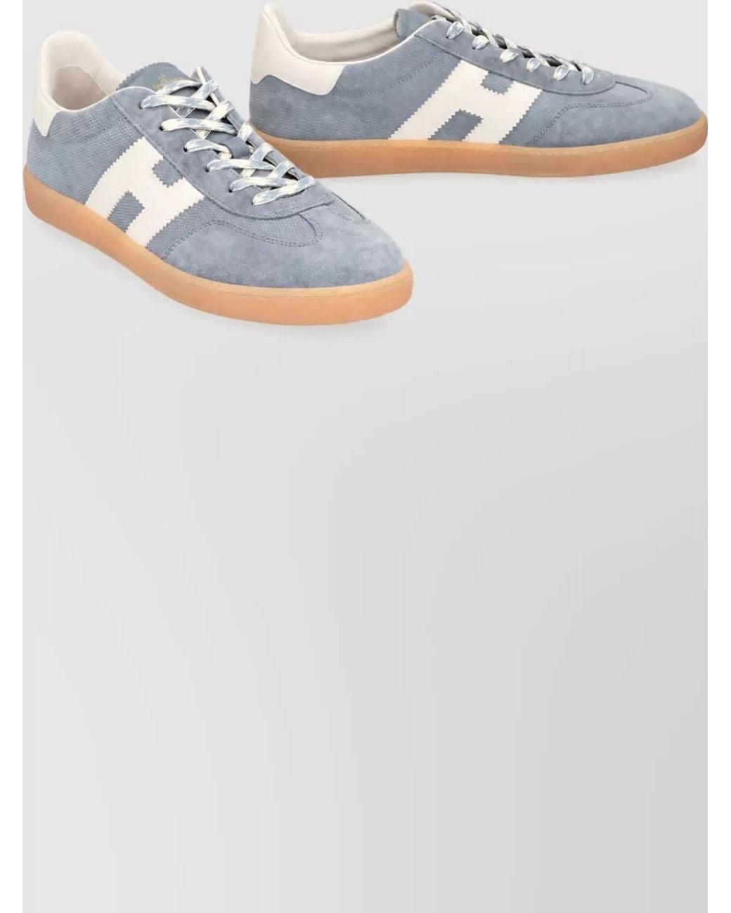Hogan Blue Leather Sneakers for men