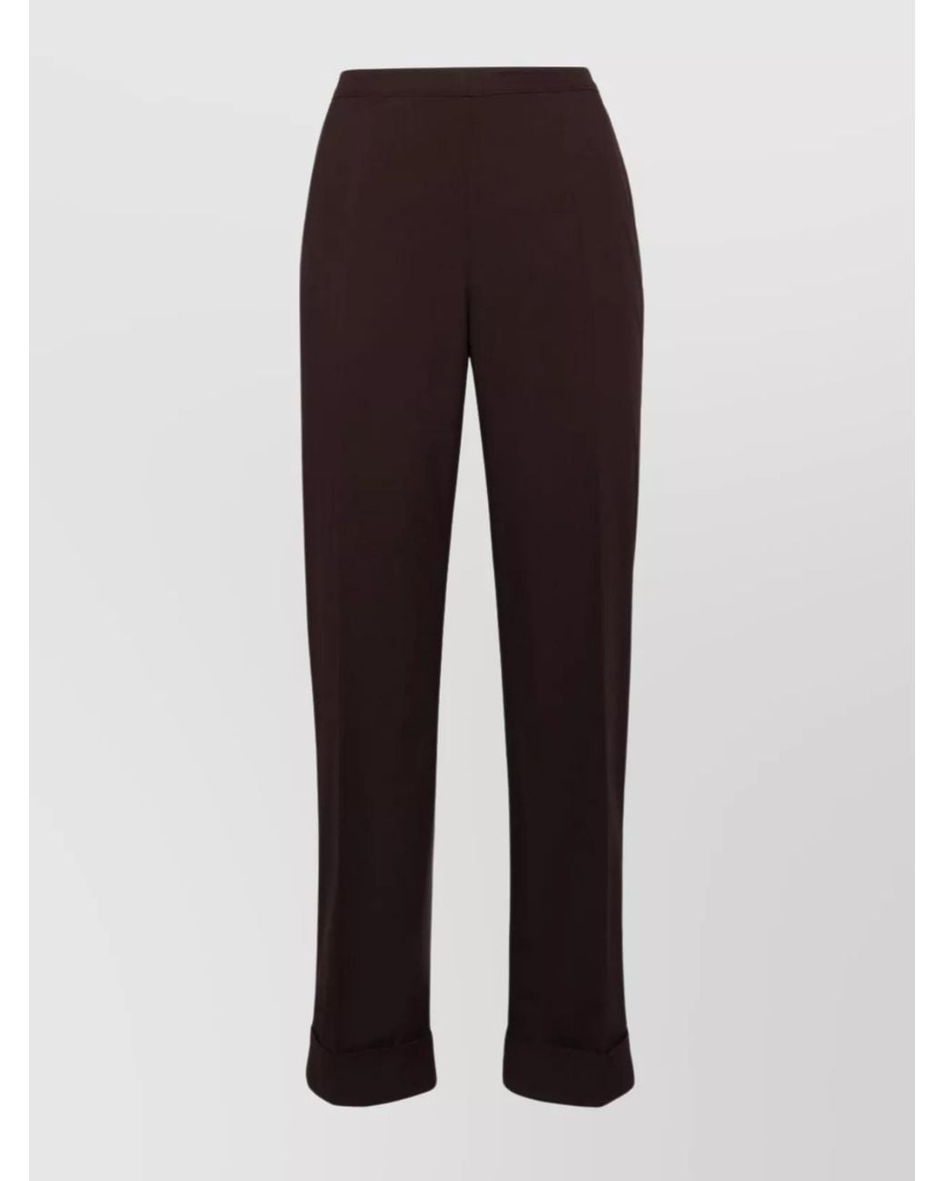 Aspesi Multicolor High-Rise Straight-Leg Trousers