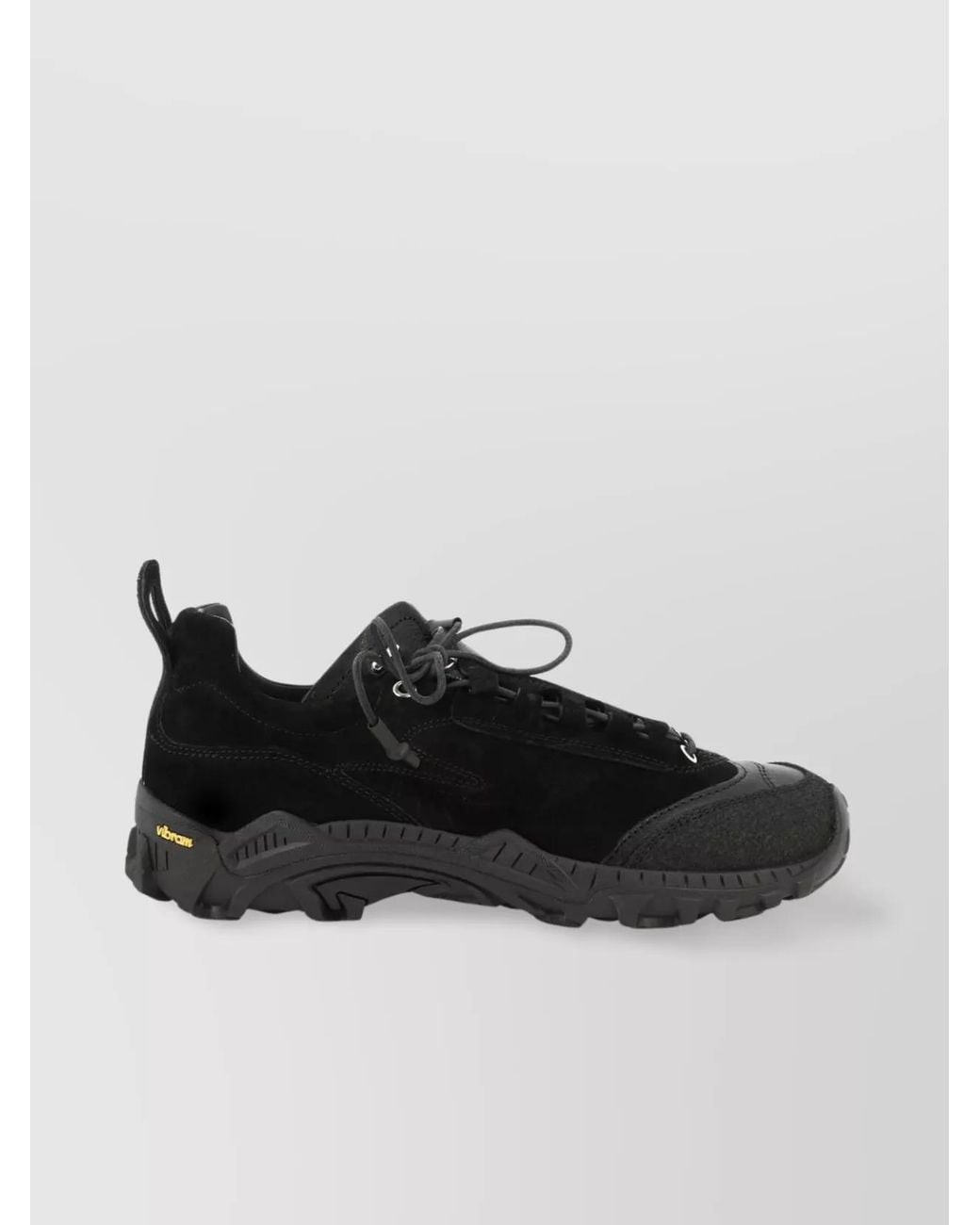 Our Legacy Black Leather Low-Top Sneakers for men