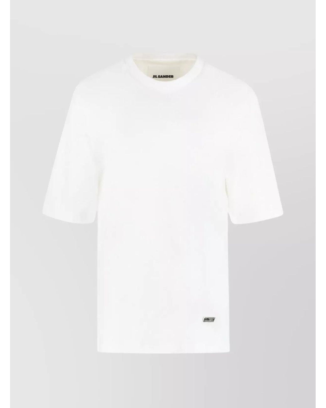 Jil Sander White Cotton Crew-Neck T-Shirt