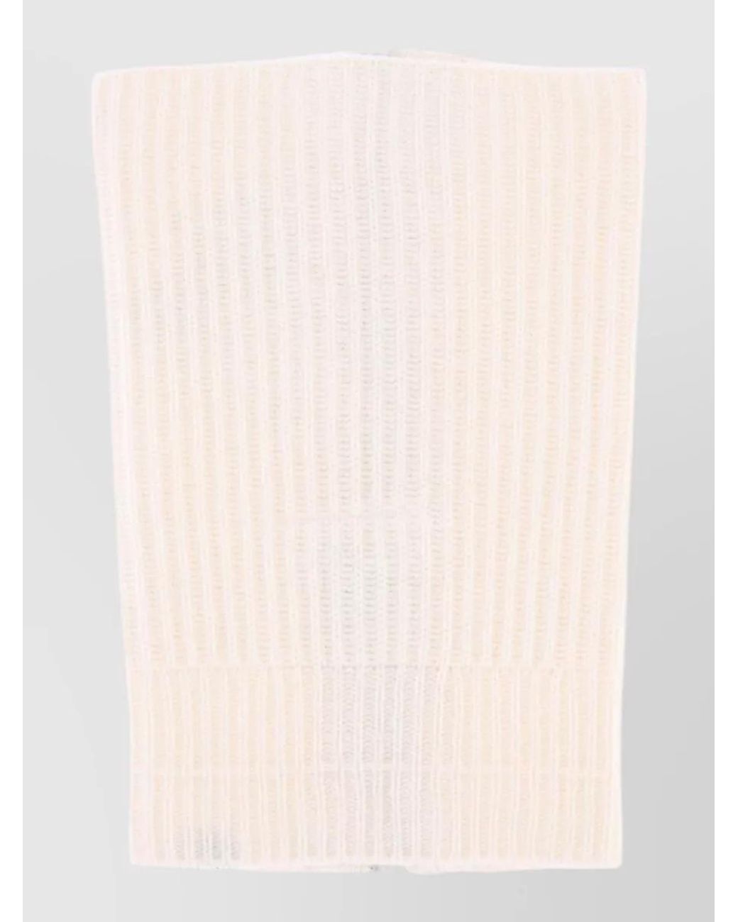 MM6 by Maison Margiela Natural Wool Scarf