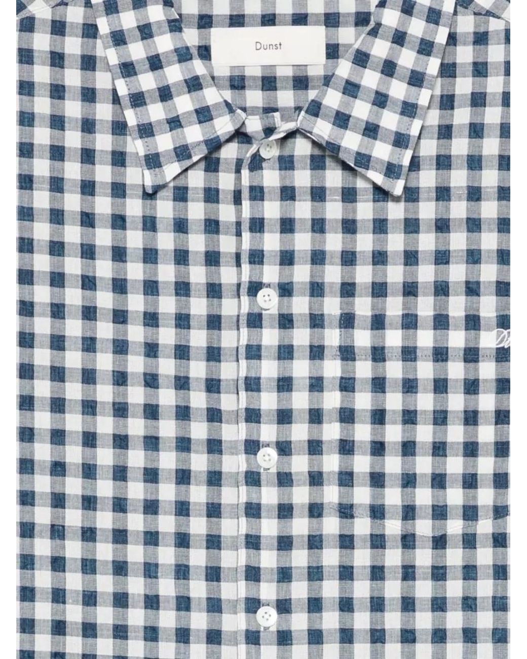 DUNST White Checked Shirt