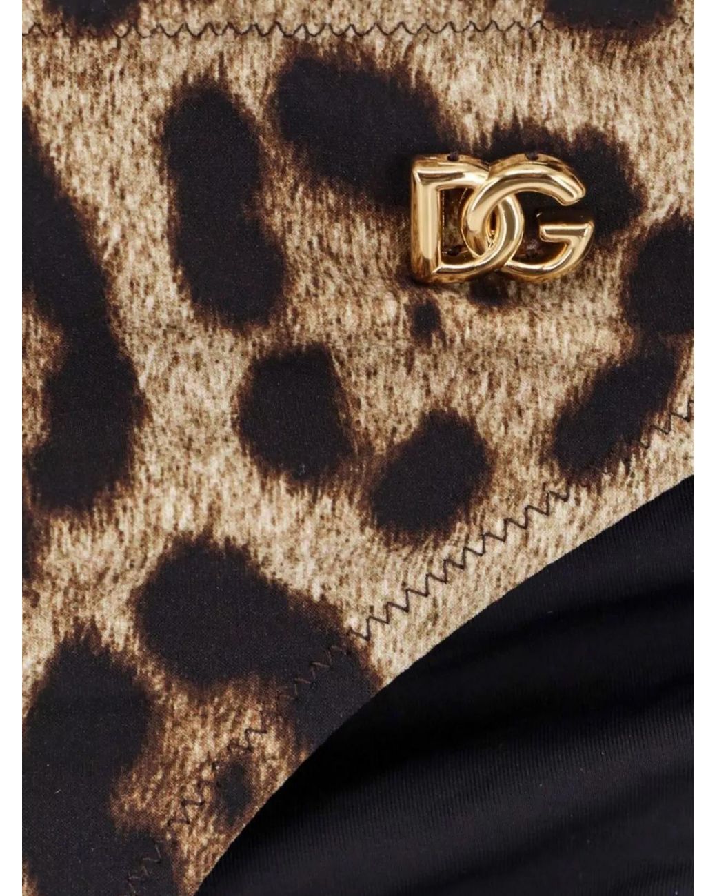 Dolce & Gabbana Multicolor Animal-Print Bikini Briefs