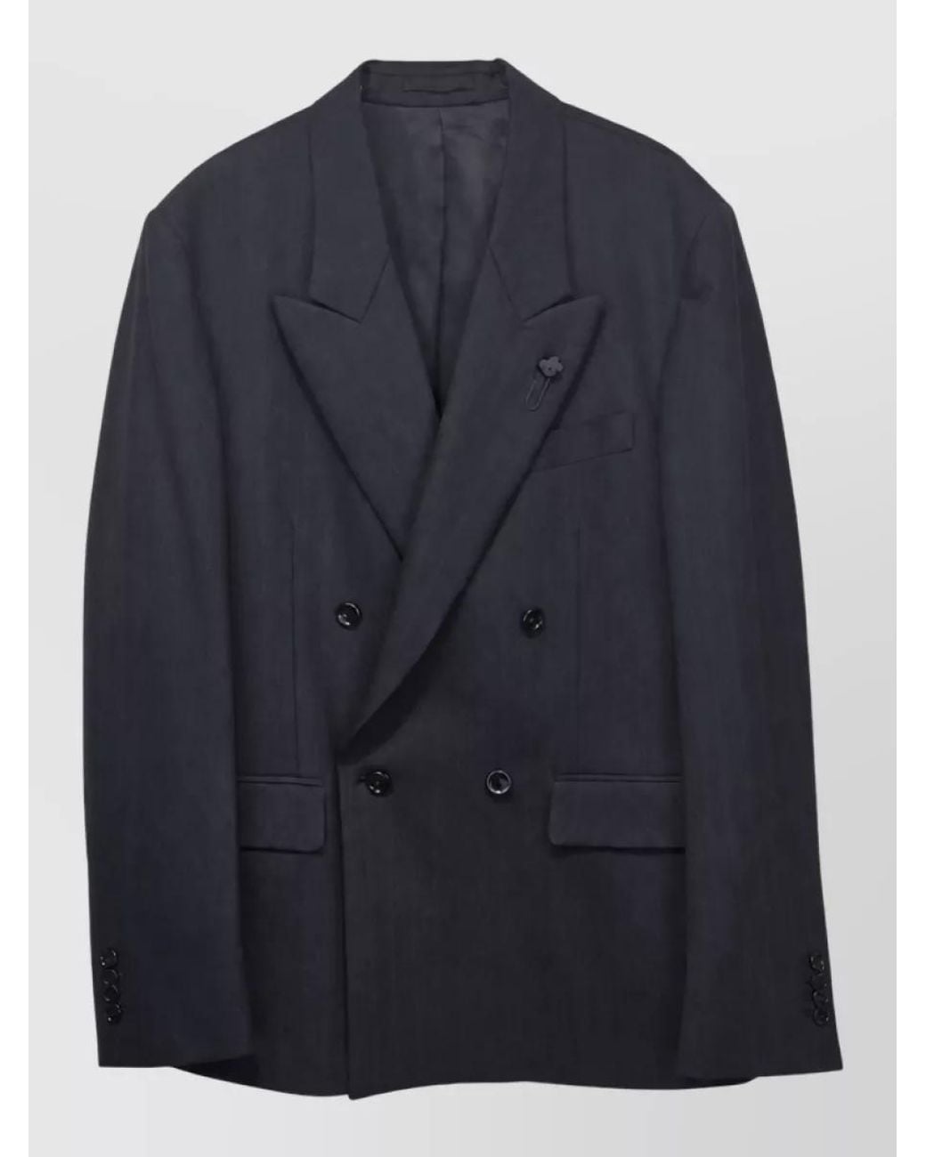 Lardini Blue Wool Suit Jacket for men