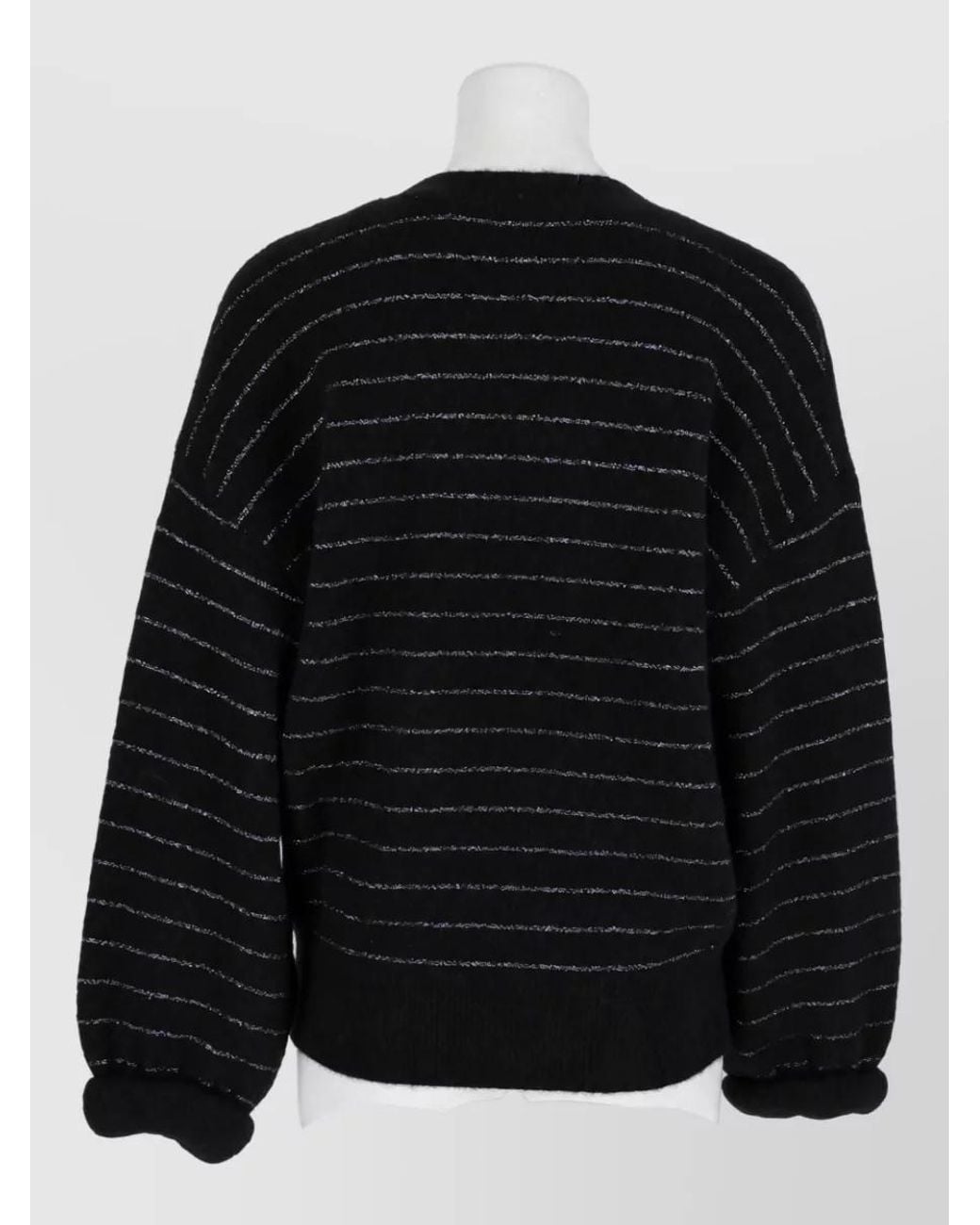 Isabel Marant Black Silk Cashmere Sweatshirt