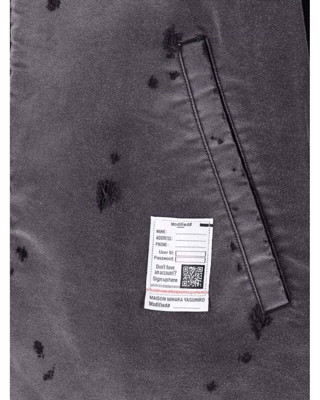 Maison Mihara Yasuhiro Gray Padded Coat for men