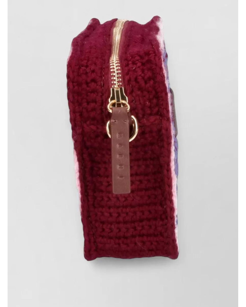 Marni Purple Wool Cross-Body Bag