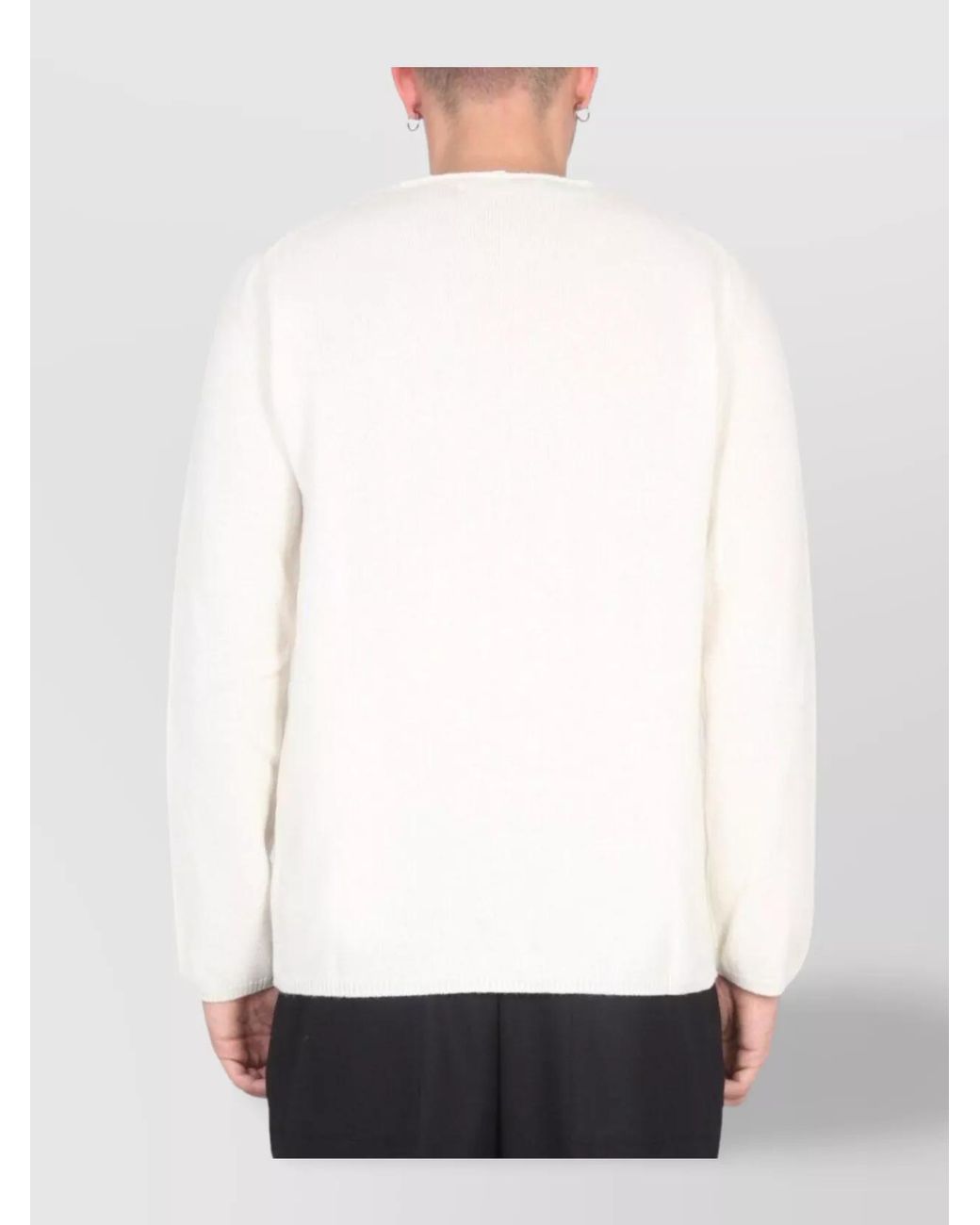 Comme des Garçons Black Wool Regular-Fit Jumper for men