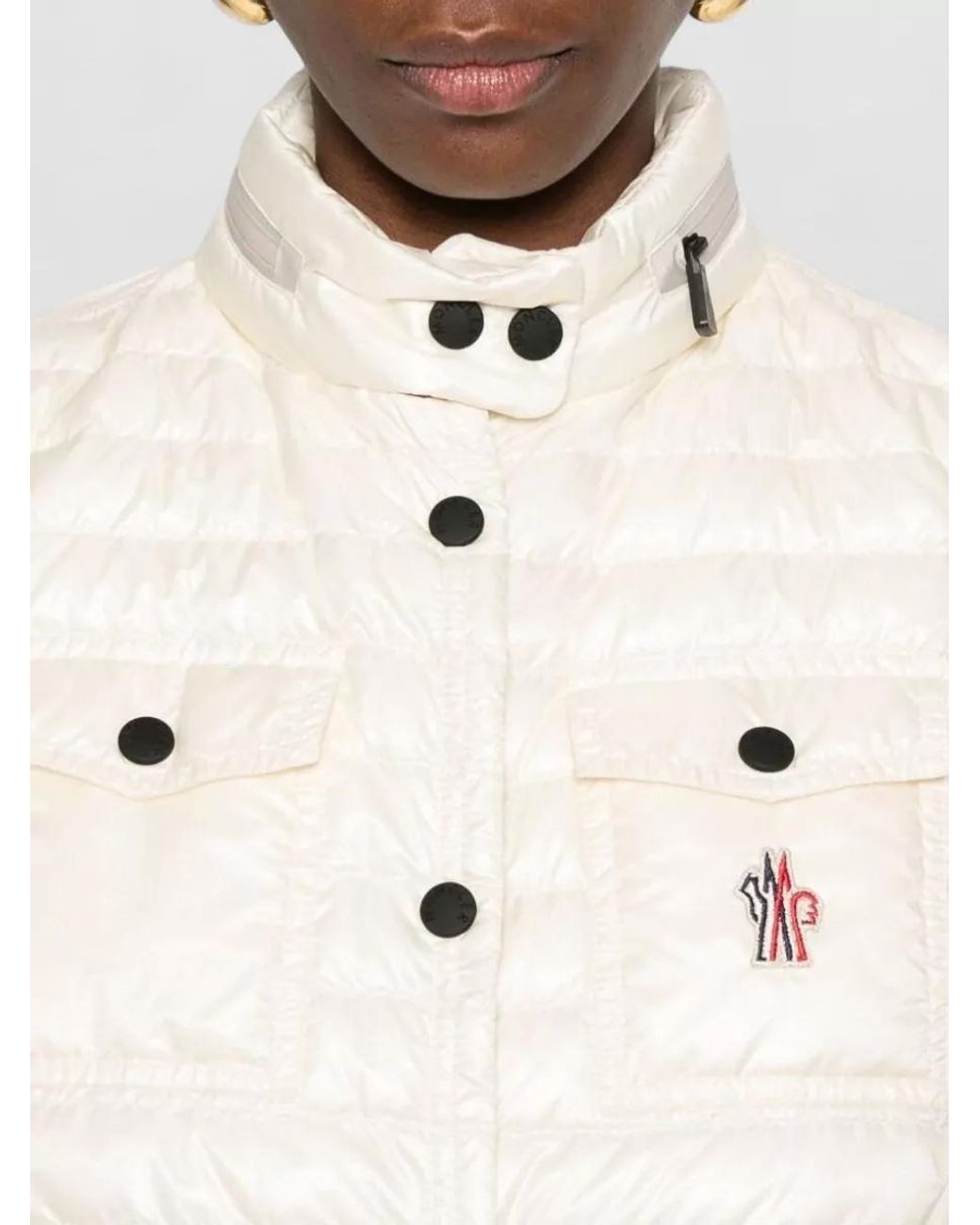 Moncler Natural Down Quilted Gilet