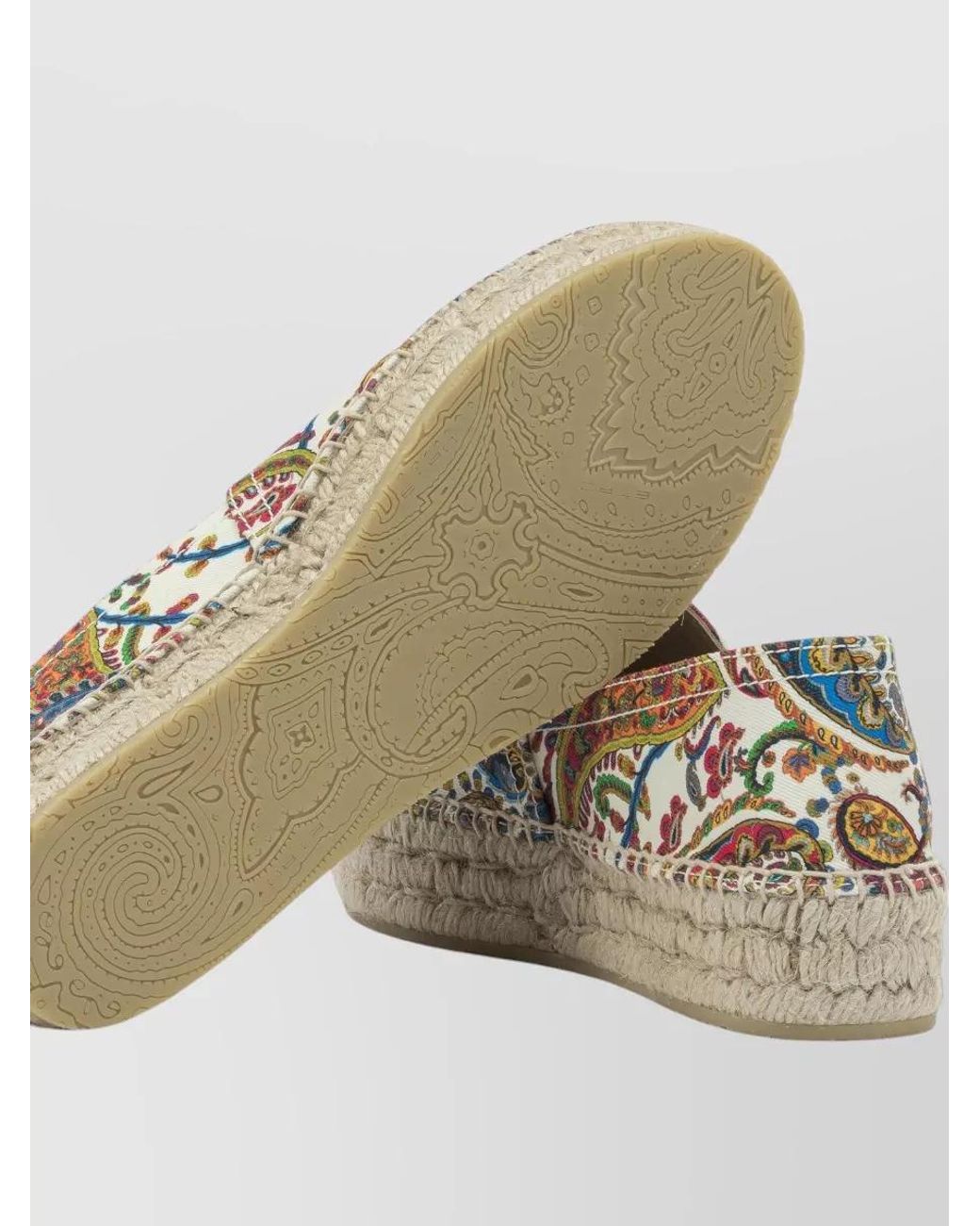 Etro Multicolor Paisley Cotton Espadrilles