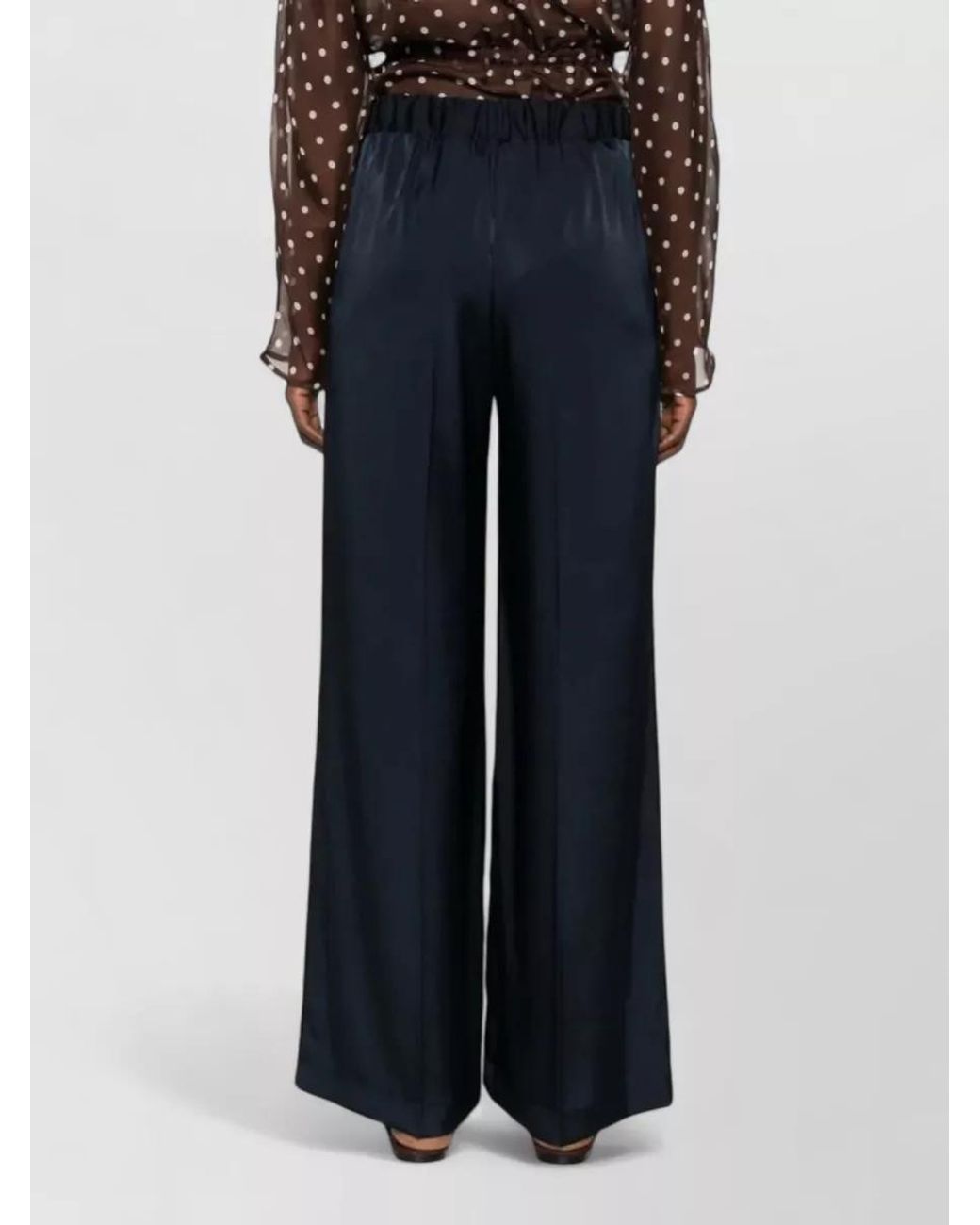 P.A.R.O.S.H. Blue Wide-Leg Trousers
